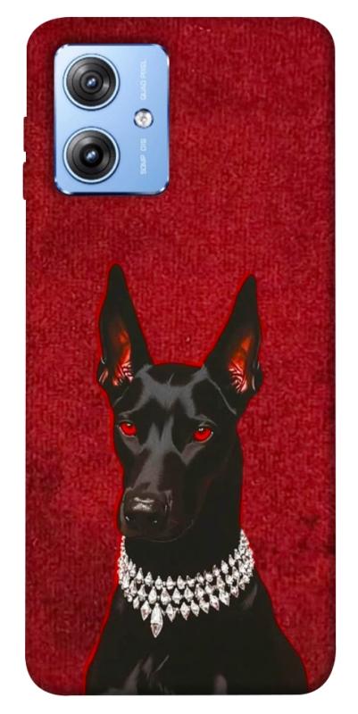 Чохол itsPrint Premium doberman для Motorola Moto G84, песики, купити оптом з доставкою