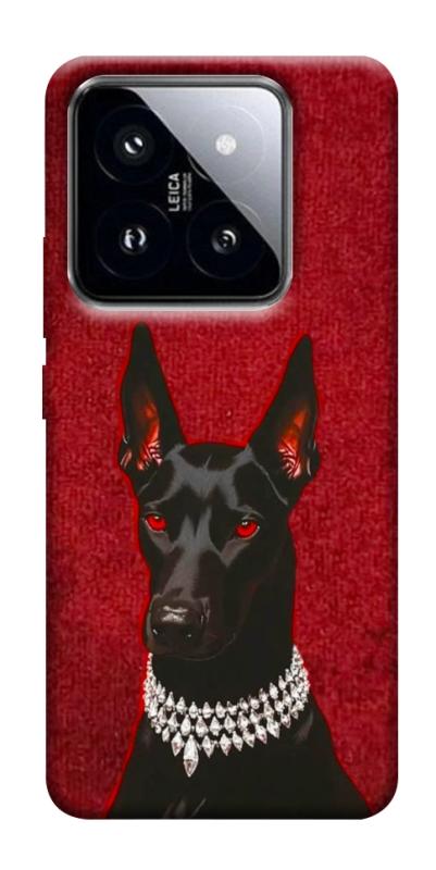 Чохол itsPrint Premium doberman для Xiaomi 14 Pro, песики, купити оптом з доставкою