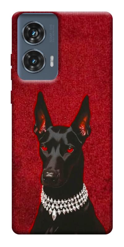 Чехол itsPrint Premium doberman для Motorola Edge 50 Fusion, песики, купить оптом с доставкой