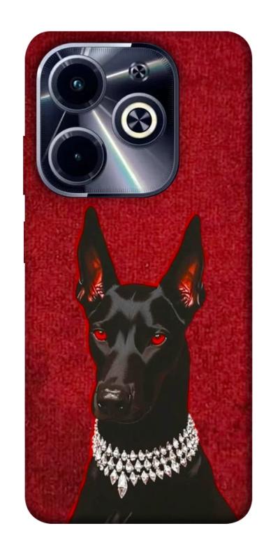 Чохол itsPrint Premium doberman для Infinix Hot 40i, песики, купити оптом з доставкою