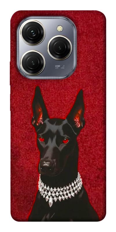 Чохол itsPrint Premium doberman для TECNO Spark 20 Pro, песики, купити оптом з доставкою