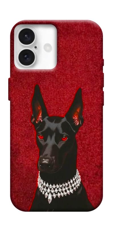 Чохол itsPrint Premium doberman для Apple iPhone 16 (6.1"), песики, купити оптом з доставкою