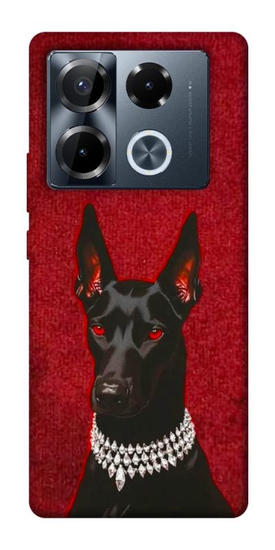 Чохол itsPrint Premium doberman для Infinix Note 40 Pro 4G, песики, купити оптом з доставкою