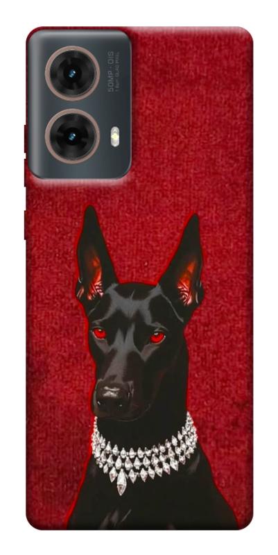 Чохол itsPrint Premium doberman для Motorola Moto G85, песики, купити оптом з доставкою