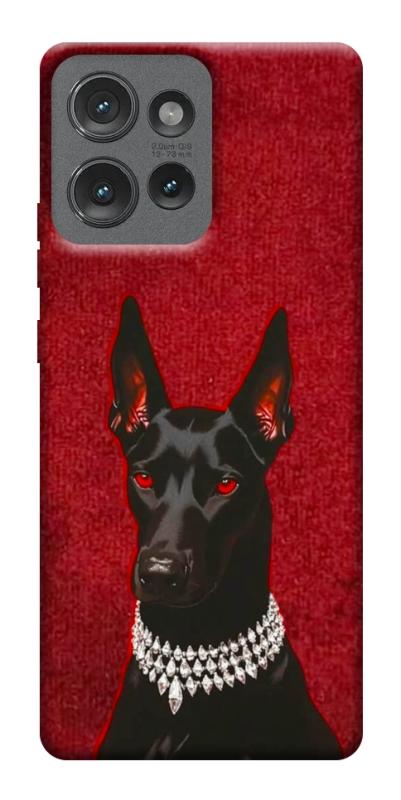 Чехол itsPrint Premium doberman для Motorola Edge 50, песики, купить оптом с доставкой