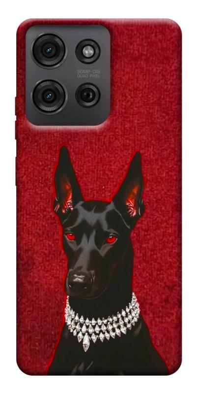 Чохол itsPrint Premium doberman для Motorola Moto G75 5G, песики, купити оптом з доставкою