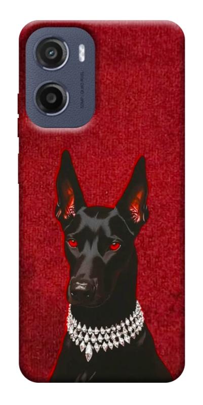Чехол itsPrint Premium doberman для Motorola Moto G05, песики, купить оптом с доставкой