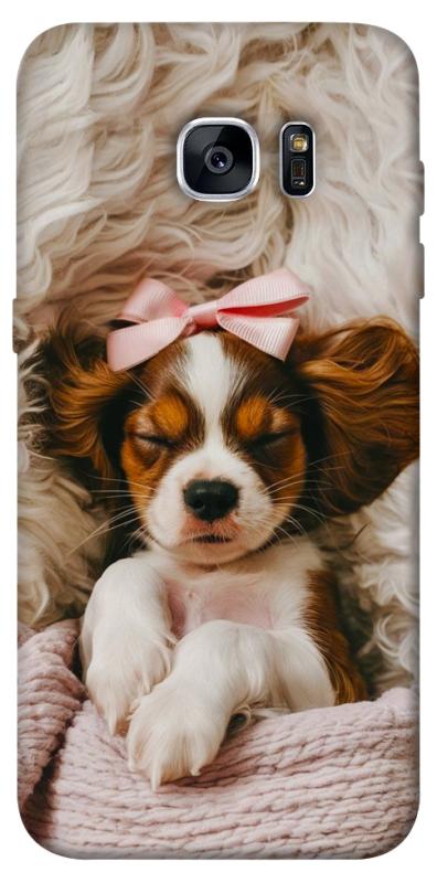 Чохол itsPrint Sleepy spaniel для Samsung G935F Galaxy S7 Edge, песики, купити оптом з доставкою
