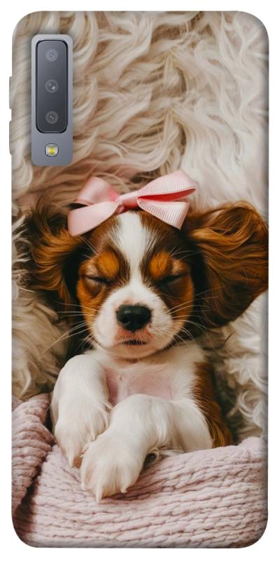 Чохол itsPrint Sleepy spaniel для Samsung A750 Galaxy A7 (2018), песики, купити оптом з доставкою