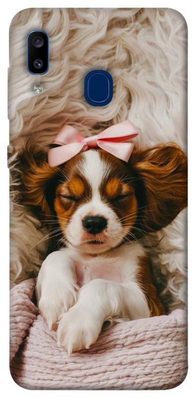 Чохол itsPrint Sleepy spaniel для Samsung Galaxy A20 / A30, песики, купити оптом з доставкою
