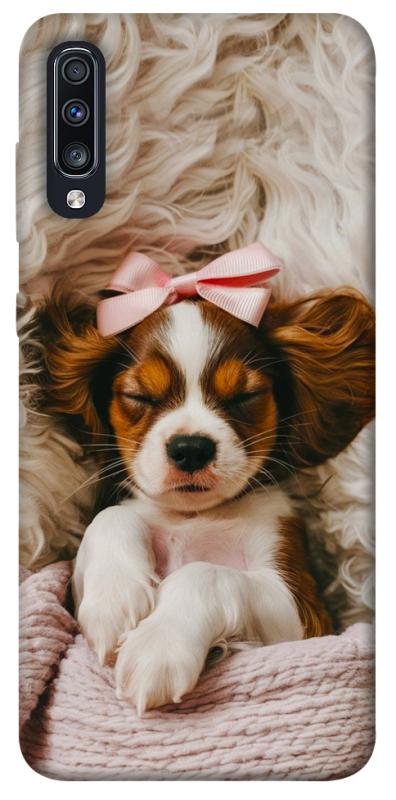 Чохол itsPrint Sleepy spaniel для Samsung Galaxy A70 (A705F), песики, купити оптом з доставкою