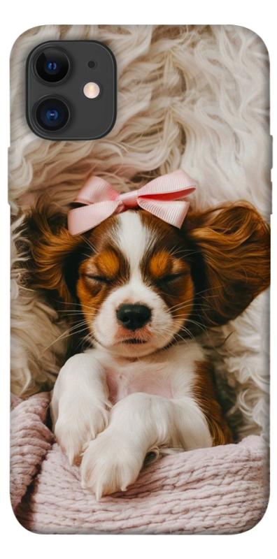 Чохол itsPrint Sleepy spaniel для Apple iPhone 11 (6.1"), песики, купити оптом з доставкою