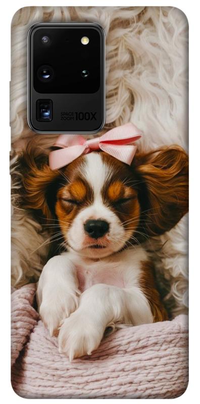 Чехол itsPrint Sleepy spaniel для Samsung Galaxy S20 Ultra, песики, купить оптом с доставкой