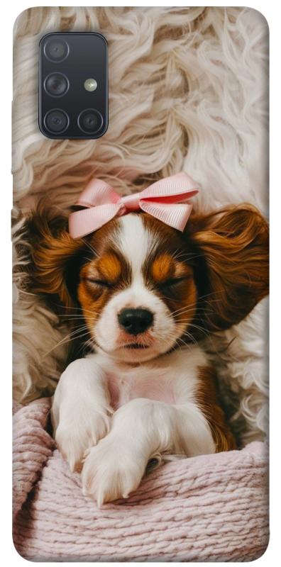 Чохол itsPrint Sleepy spaniel для Samsung Galaxy A71, песики, купити оптом з доставкою