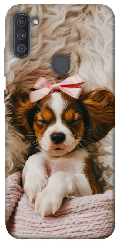 Чохол itsPrint Sleepy spaniel для Samsung Galaxy A11, песики, купити оптом з доставкою