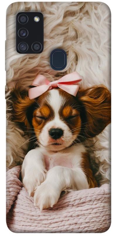 Чохол itsPrint Sleepy spaniel для Samsung Galaxy A21s, песики, купити оптом з доставкою