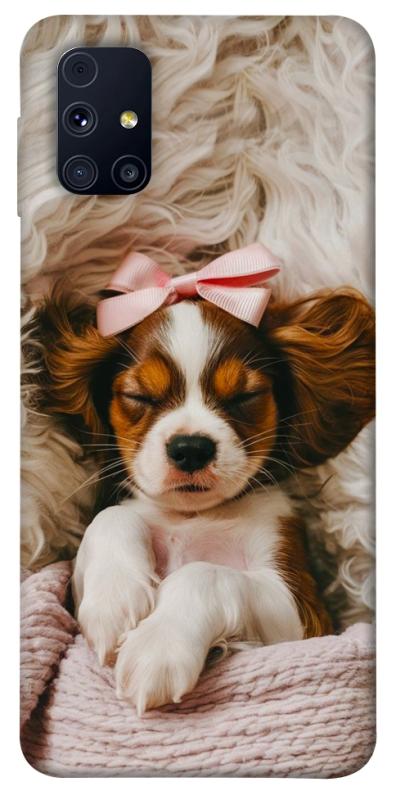 Чохол itsPrint Sleepy spaniel для Samsung Galaxy M31s, песики, купити оптом з доставкою