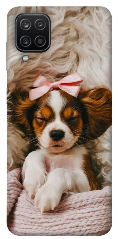 Чохол itsPrint Sleepy spaniel для Samsung Galaxy A12, песики, купити оптом з доставкою