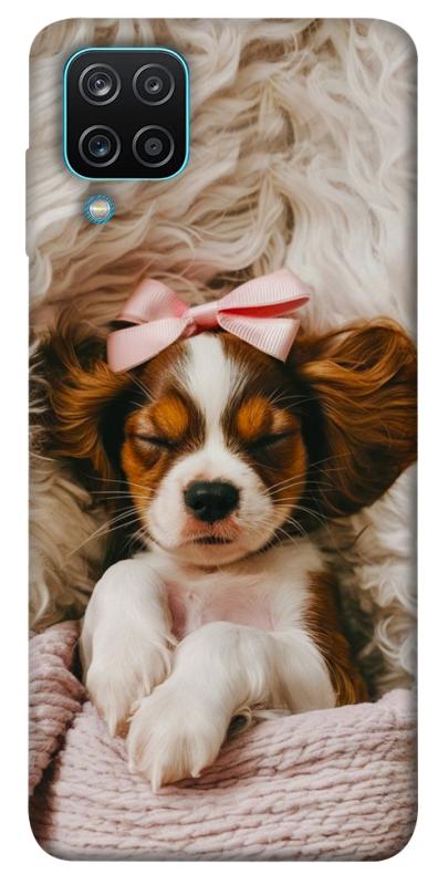 Чехол itsPrint Sleepy spaniel для Samsung Galaxy A12, песики, купить оптом с доставкой