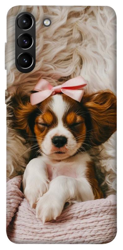 Чохол itsPrint Sleepy spaniel для Samsung Galaxy S21+, песики, купити оптом з доставкою