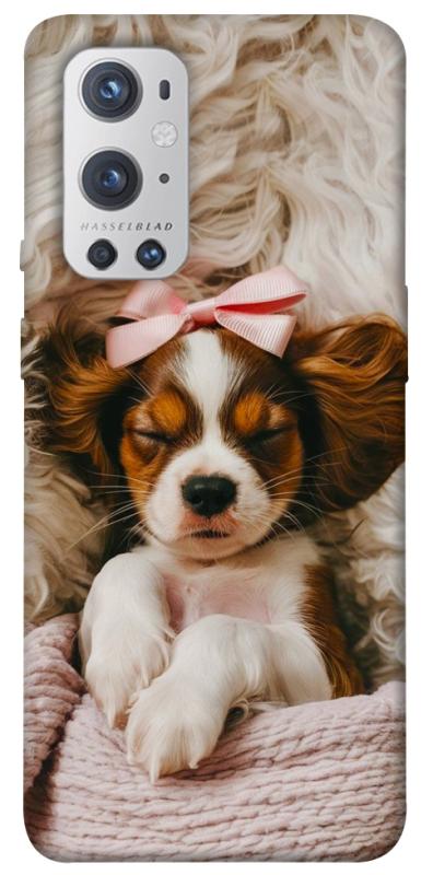 Чохол itsPrint Sleepy spaniel для OnePlus 9 Pro, песики, купити оптом з доставкою