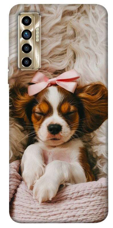 Чохол itsPrint Sleepy spaniel для TECNO Camon 17P, песики, купити оптом з доставкою