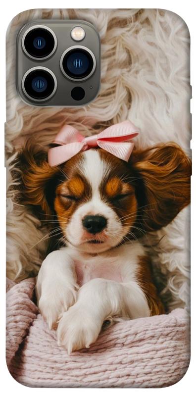 Чохол itsPrint Sleepy spaniel для Apple iPhone 13 Pro Max (6.7"), песики, купити оптом з доставкою
