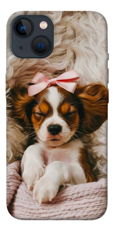 Чохол itsPrint Sleepy spaniel для Apple iPhone 13 (6.1"), песики, купити оптом з доставкою