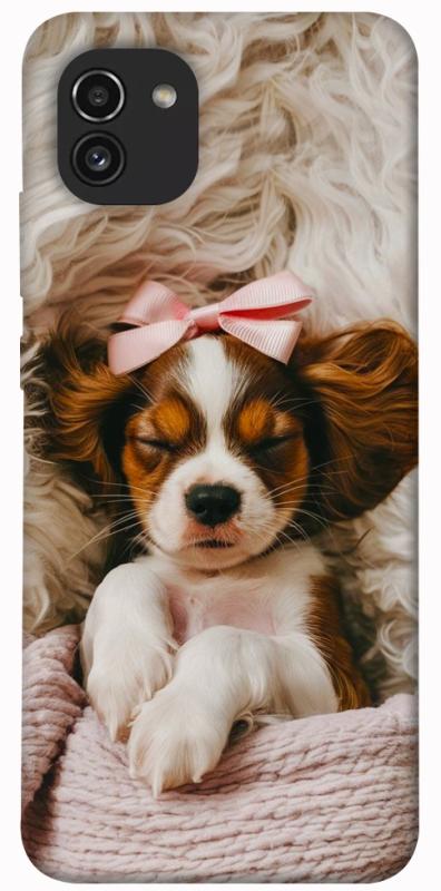 Чехол itsPrint Sleepy spaniel для Samsung Galaxy A03, песики, купить оптом с доставкой