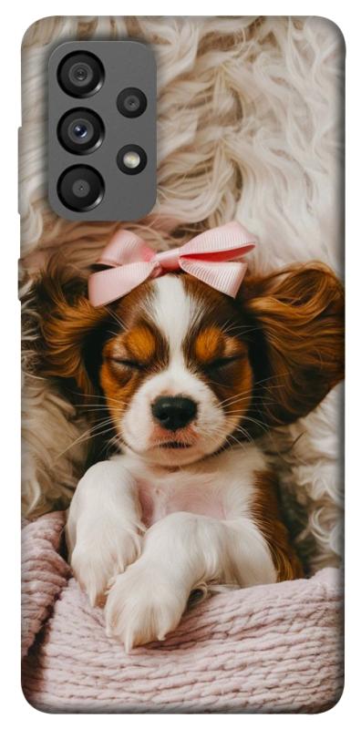 Чохол itsPrint Sleepy spaniel для Samsung Galaxy A73 5G, песики, купити оптом з доставкою
