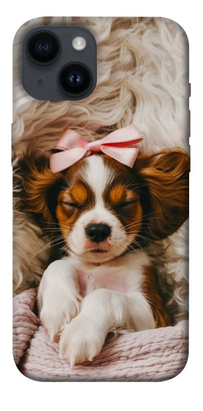 Чохол itsPrint Sleepy spaniel для Apple iPhone 14 (6.1"), песики, купити оптом з доставкою