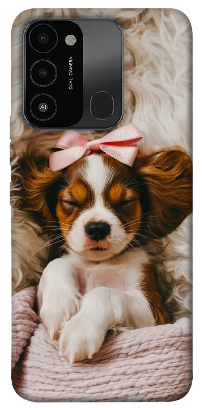 Чехол itsPrint Sleepy spaniel для Tecno Spark Go 2022 (KG5m), песики, купить оптом с доставкой