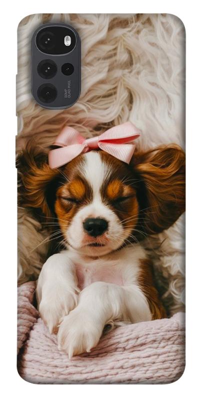 Чехол itsPrint Sleepy spaniel для Motorola Moto G22, песики, купить оптом с доставкой