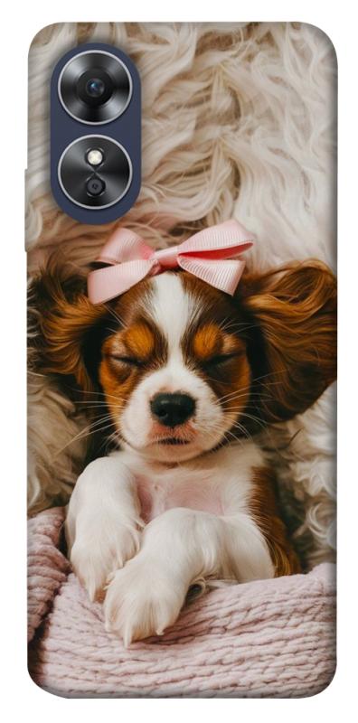 Чехол itsPrint Sleepy spaniel для Oppo A17, песики, купить оптом с доставкой