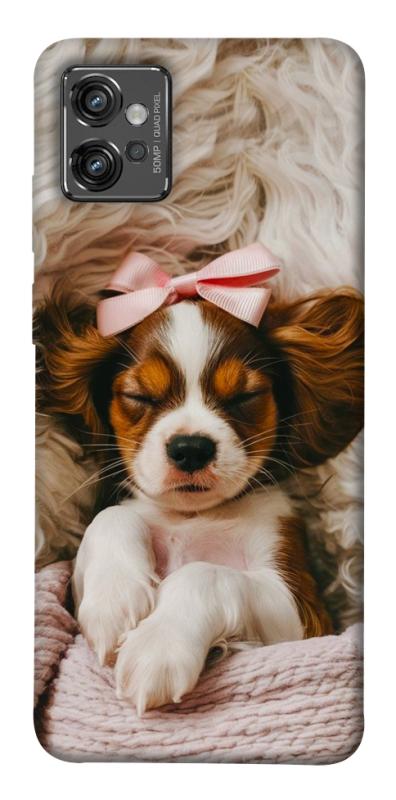 Чохол itsPrint Sleepy spaniel для Motorola Moto G32, песики, купити оптом з доставкою