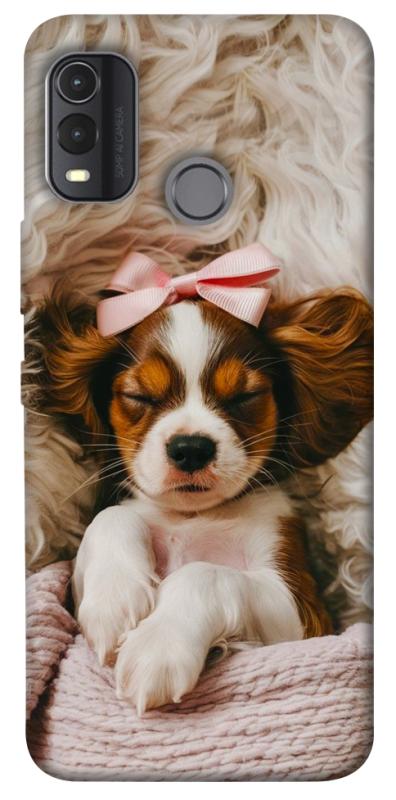 Чохол itsPrint Sleepy spaniel для Nokia G11 Plus, песики, купити оптом з доставкою