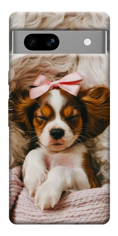 Чохол itsPrint Sleepy spaniel для Google Pixel 7a, песики, купити оптом з доставкою
