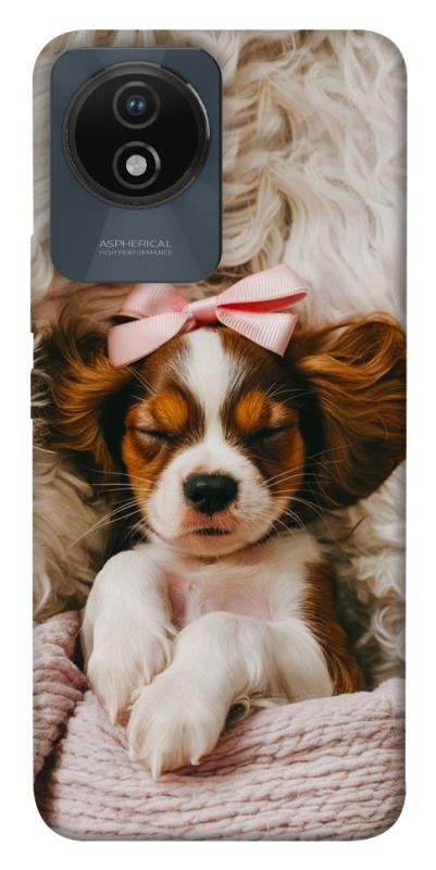 Чохол itsPrint Sleepy spaniel для Vivo Y02, песики, купити оптом з доставкою