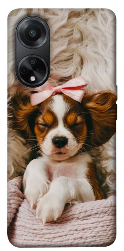 Чохол itsPrint Sleepy spaniel для Oppo A58 4G, песики, купити оптом з доставкою