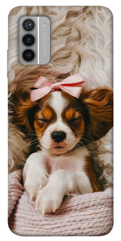 Чохол itsPrint Sleepy spaniel для Nokia G42, песики, купити оптом з доставкою