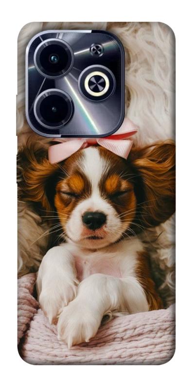 Чохол itsPrint Sleepy spaniel для Infinix Hot 40i, песики, купити оптом з доставкою