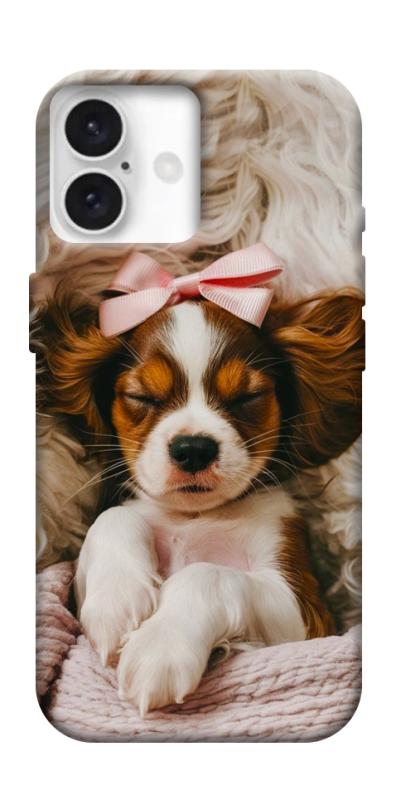 Чохол itsPrint Sleepy spaniel для Apple iPhone 16 Plus (6.7"), песики, купити оптом з доставкою