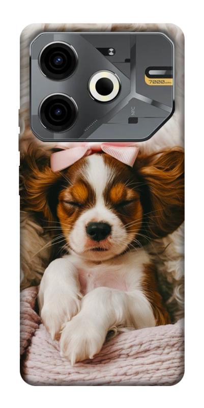 Чохол itsPrint Sleepy spaniel для TECNO Pova 6 Neo (LI6), песики, купити оптом з доставкою