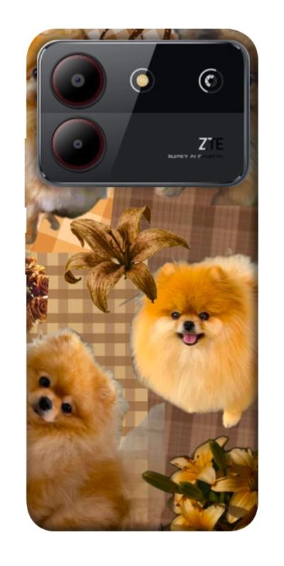 Чехол itsPrint Spitz aethtetic для ZTE Blade A54 4G, песики, купить оптом с доставкой