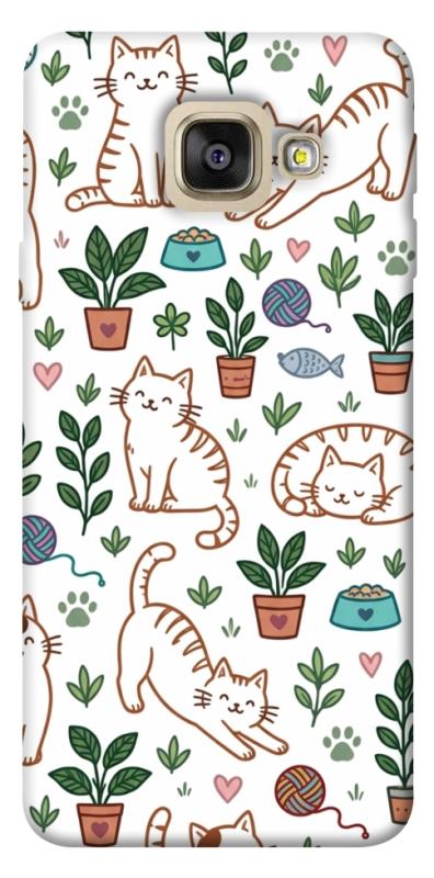 Чехол itsPrint Cats pattern для Samsung A520 Galaxy A5 (2017), паттерн, купить оптом с доставкой