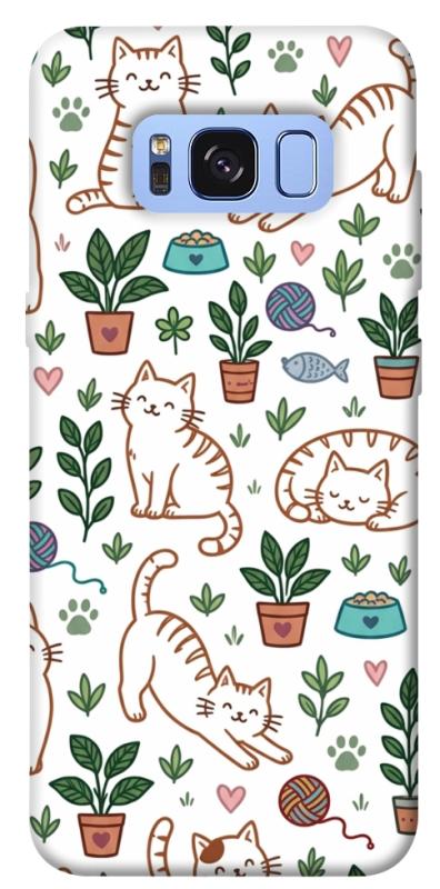 Чехол itsPrint Cats pattern для Samsung G950 Galaxy S8, паттерн, купить оптом с доставкой