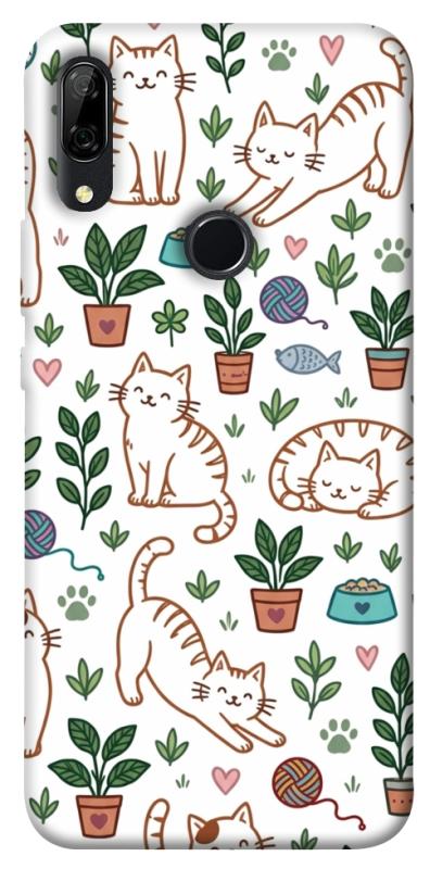 Чохол itsPrint Cats pattern для Huawei P Smart Z, паттерн, купити оптом з доставкою