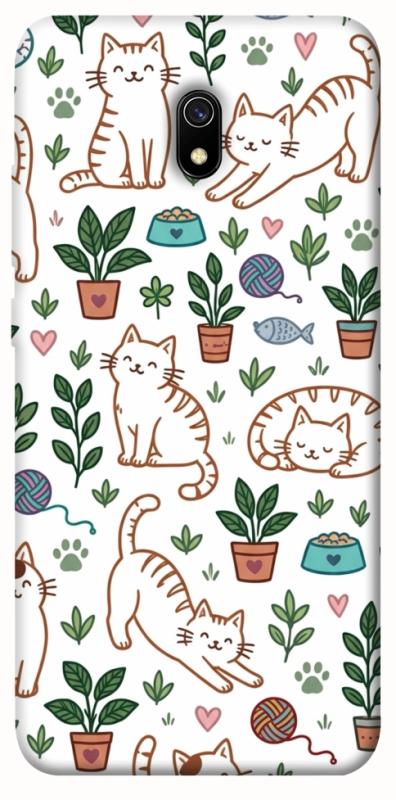 Чехол itsPrint Cats pattern для Xiaomi Redmi 8a, паттерн, купить оптом с доставкой