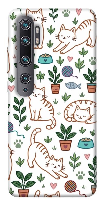 Чехол itsPrint Cats pattern для Xiaomi Mi Note 10 / Note 10 Pro / Mi CC9 Pro, паттерн, купить оптом с доставкой
