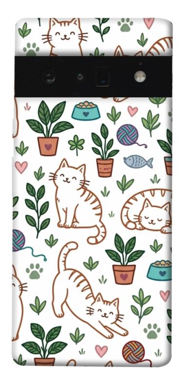 Чехол itsPrint Cats pattern для Google Pixel 6 Pro, паттерн, купить оптом с доставкой